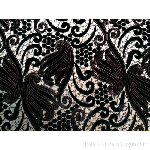 Velvet Burn-out Printing Fabric